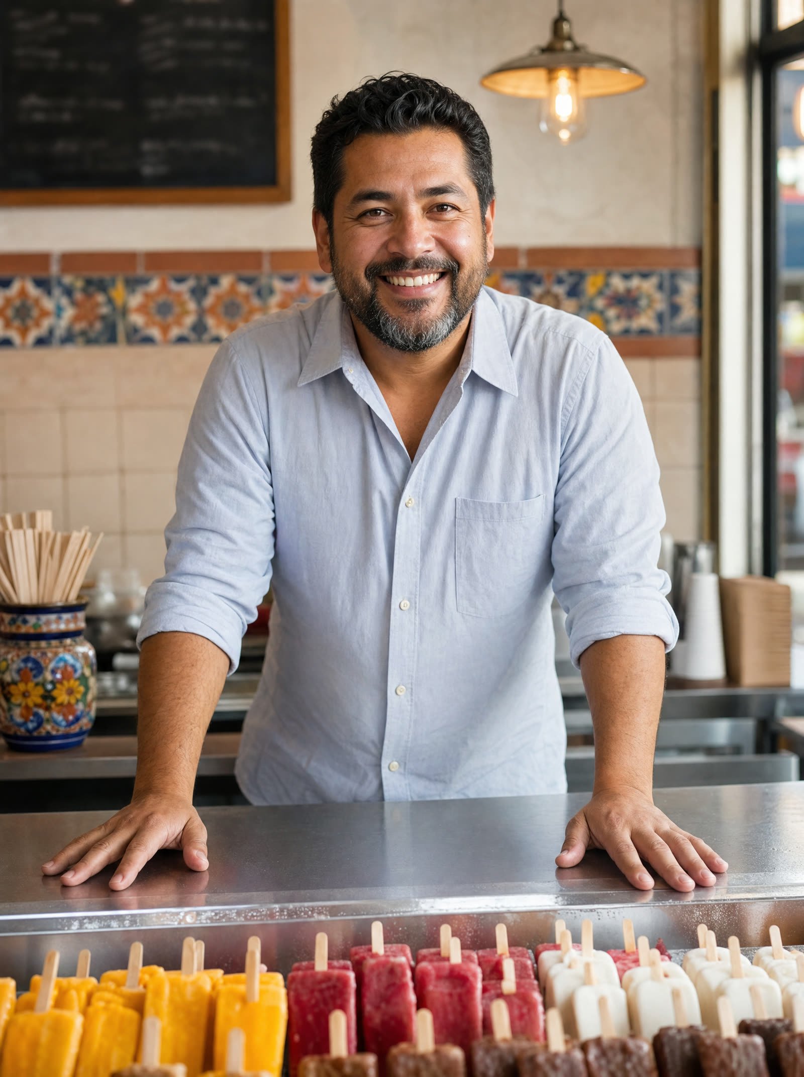 Gelato premium en paletería